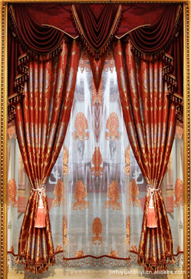 东方塞纳卧室窗帘210元每米，大连贸易大世界金富源布艺店详情